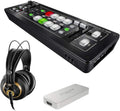 Portable 4 x HDMI Input Switcher with USB Capture & Headphones Bundle D44794