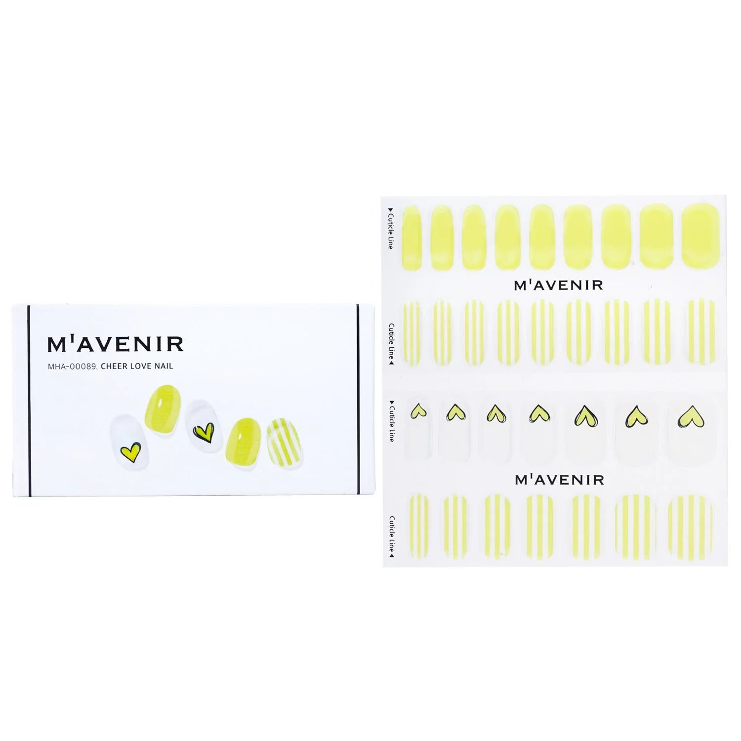 Yellow Pumpkin Nail Sticker 32pcs M437367
