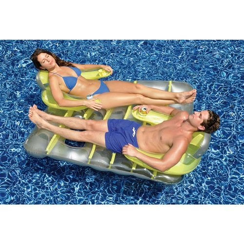 Yellow Pool Lounger D3204