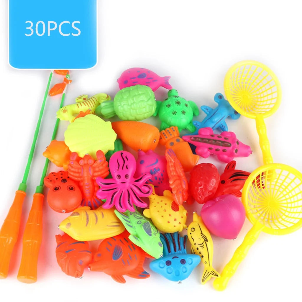 Magnetic Fishing Toys Plastic Fish Rod Set F29908