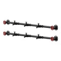 Metal 5-Hook Coat Rack in Sand Black (Set of 2) M77313