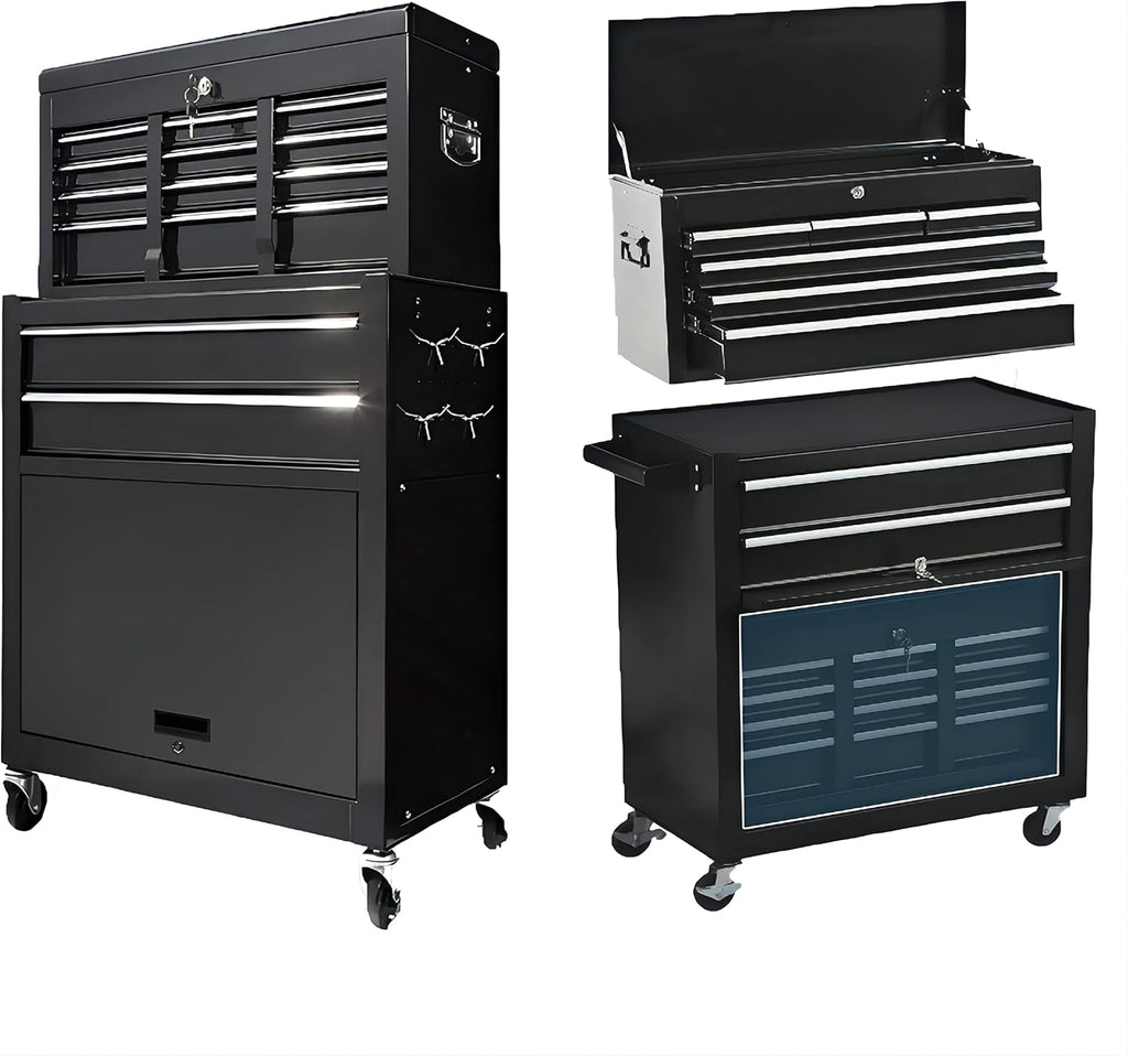 8-Drawer Rolling Tool Chest with Lock S9681