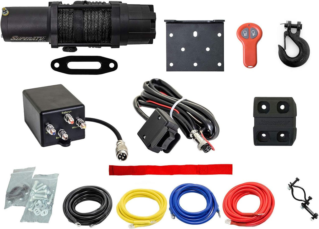 Black Ops Winch with Heavy Duty Winch Mounting Plate O38046