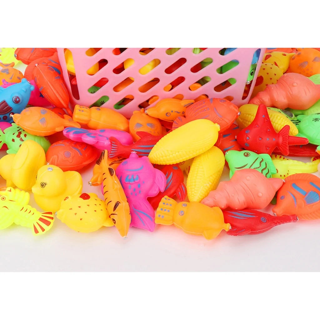 Magnetic Fishing Toys Plastic Fish Rod Set F29908