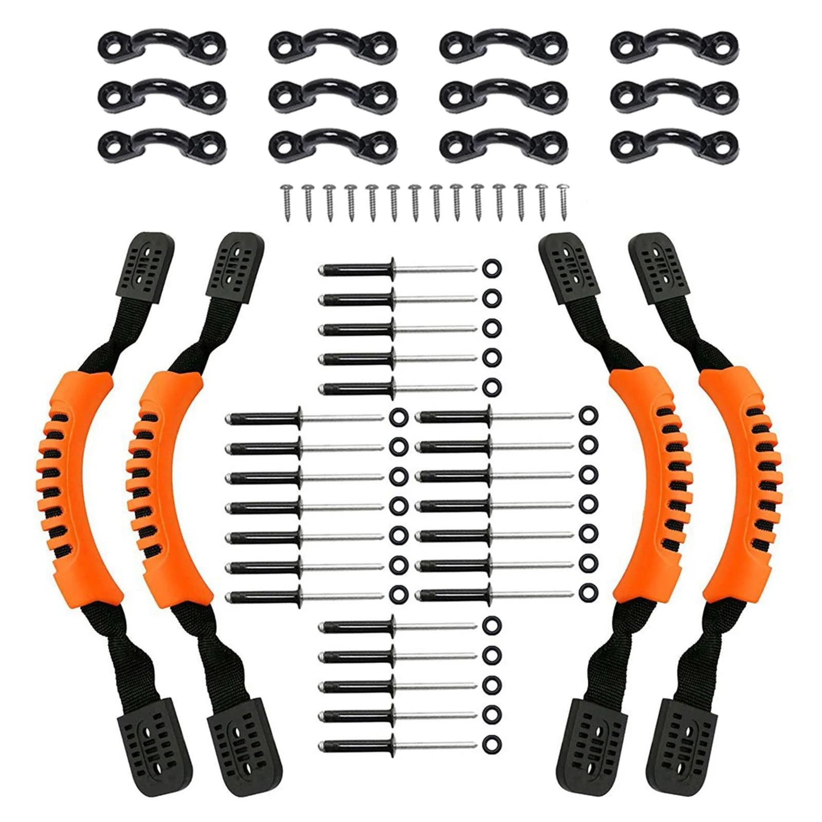 Orange Kayak Carry Handles with Screws Pad Eye K95072