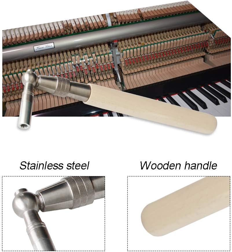 16 Pieces Piano Tuner Tools with Case Z18833