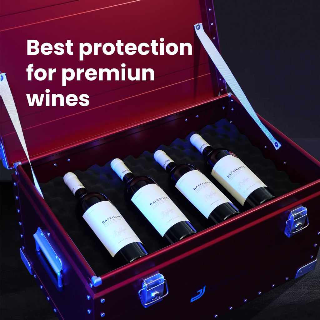 Red Aluminum Hard Protective Carrying Case F815580