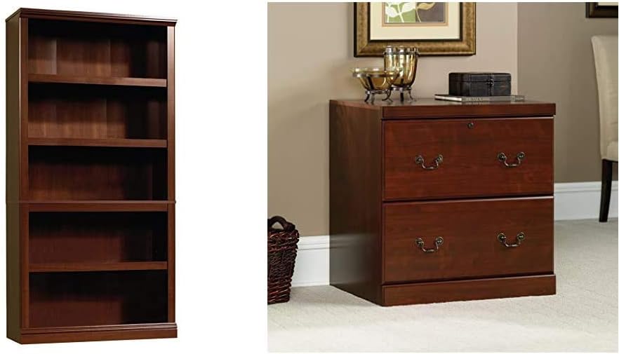 5-Shelf Bookcase, Salt Oak finish B96337