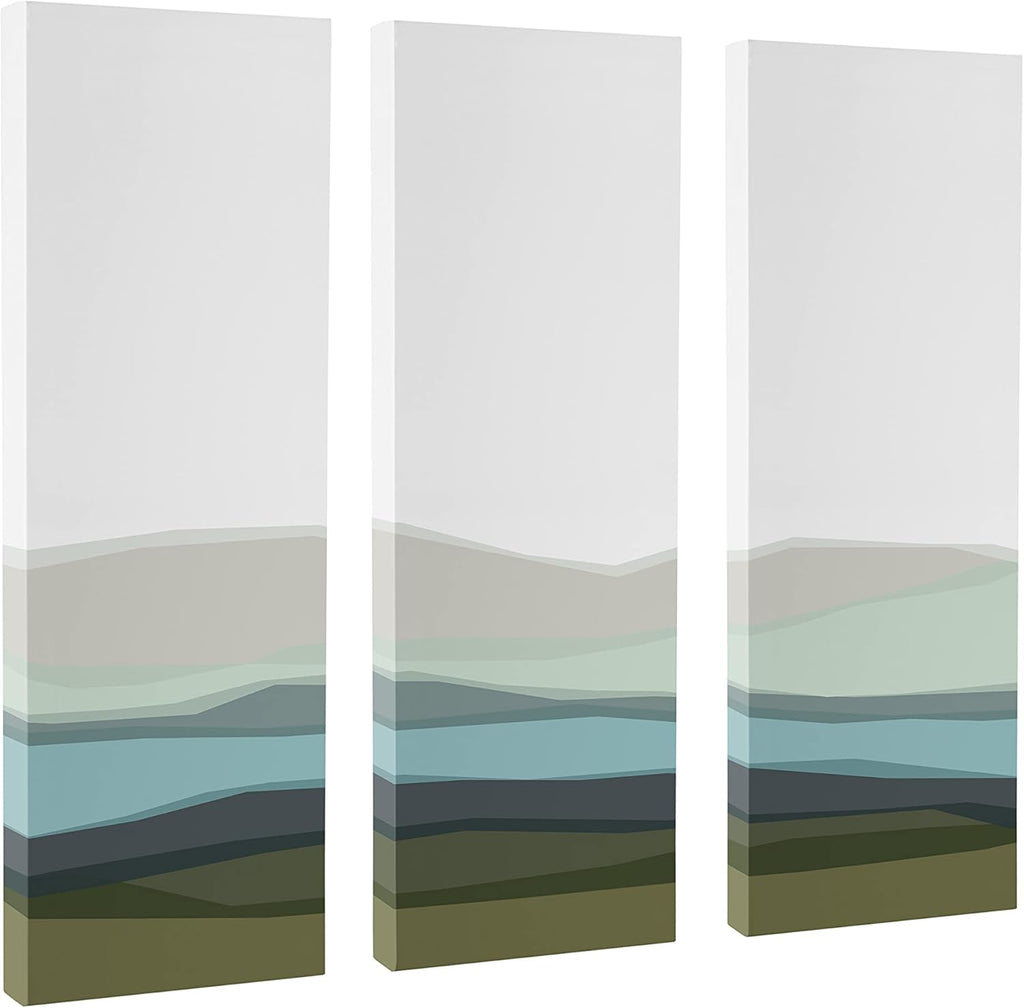 3 Piece 12 x 28 Canvas Wall Art Set L997156