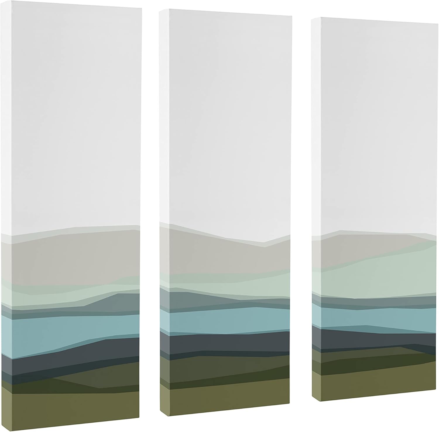 3 Piece 12 x 28 Canvas Wall Art Set L997156