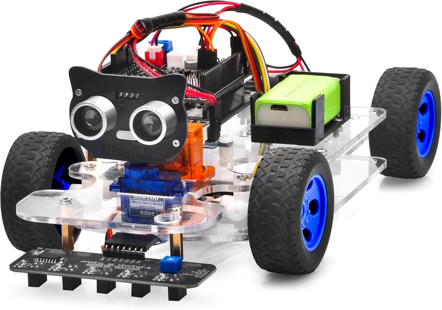DIY Robot Car Kit with WiFi Bluetooth W674051