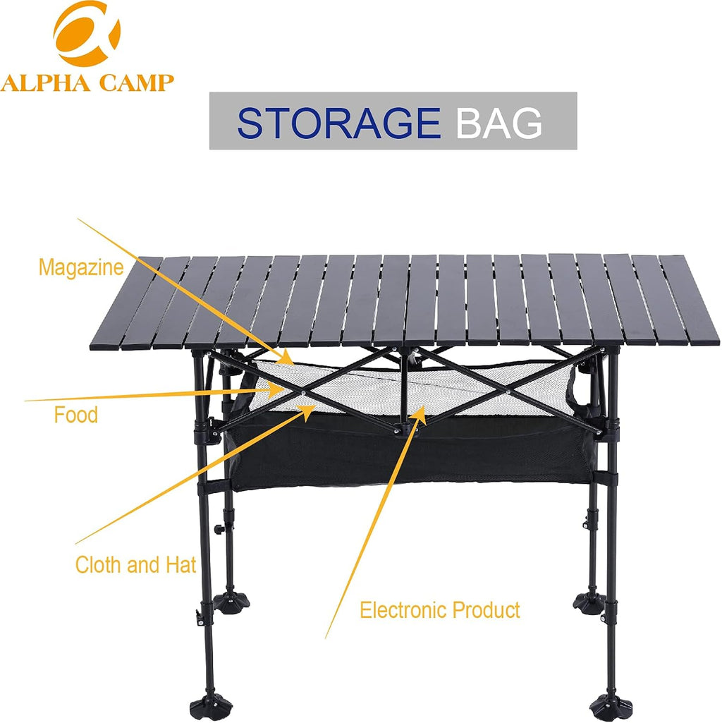 Adjustable Aluminum Camping Table U688333