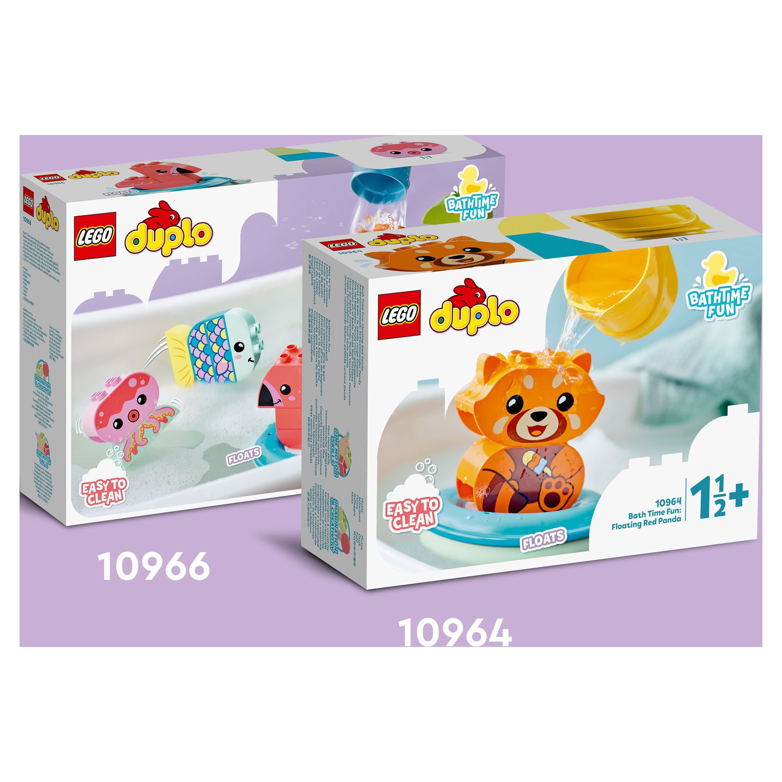 Bath Time Fun Floating Animal Train Bathtub Water Toy C494240