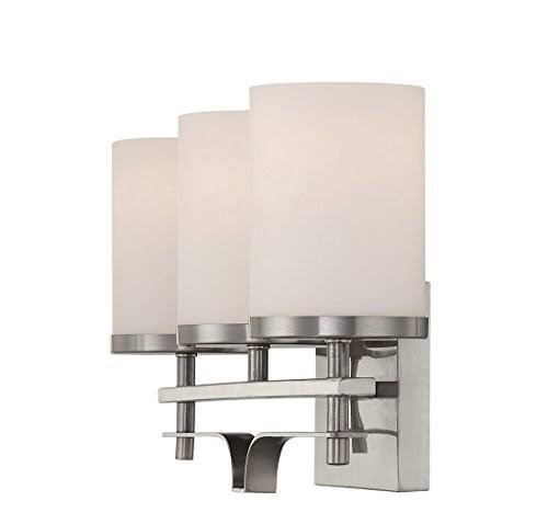 3 Light Bath Bar in Satin Nickel I965