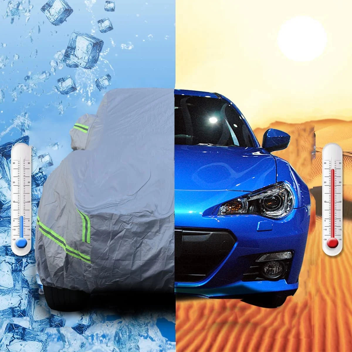 Heavy Duty Weatherproof Full Car Cover E27063