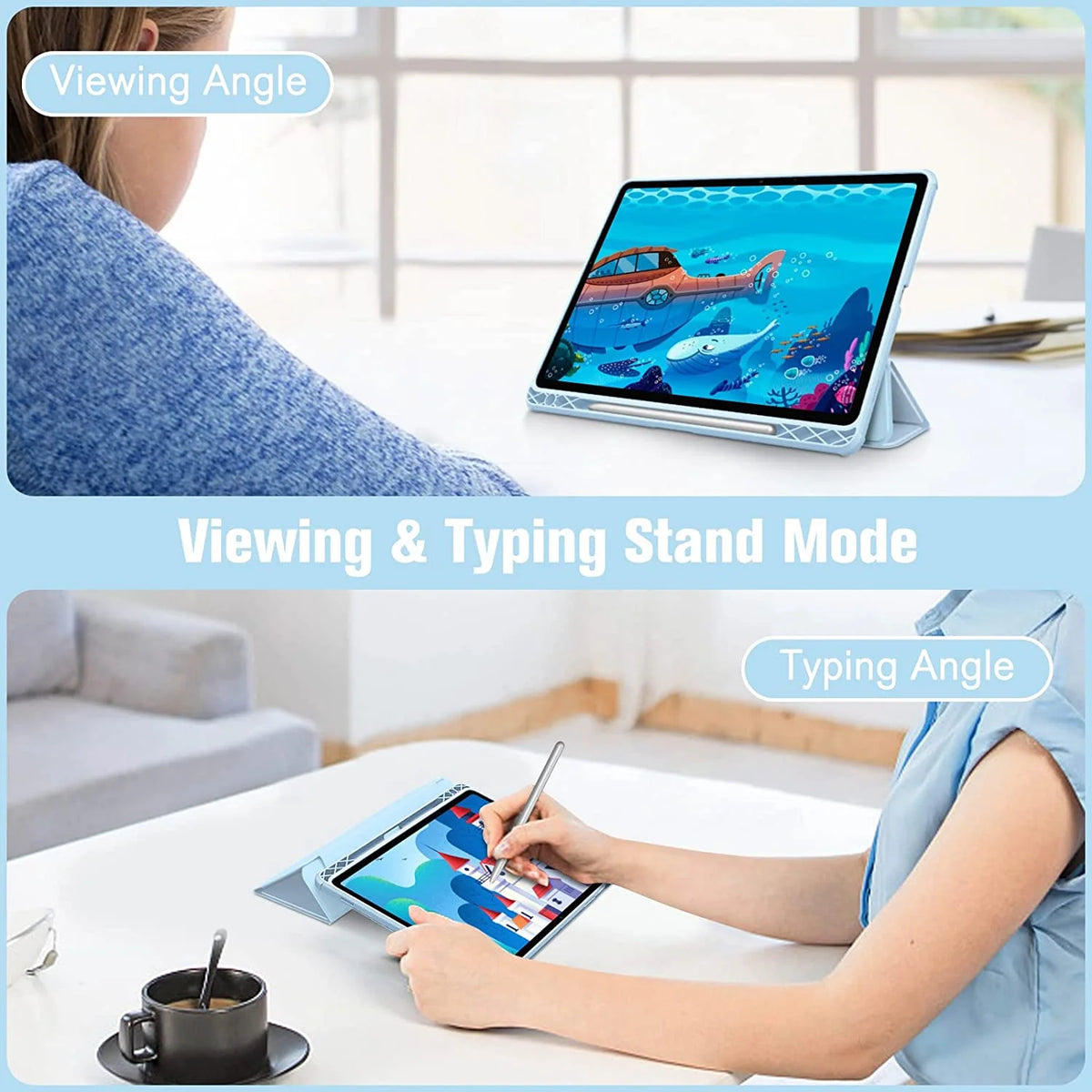 Blue Shockproof Hybrid Slim Case for Samsung Tab S8 11 Tablet S14621