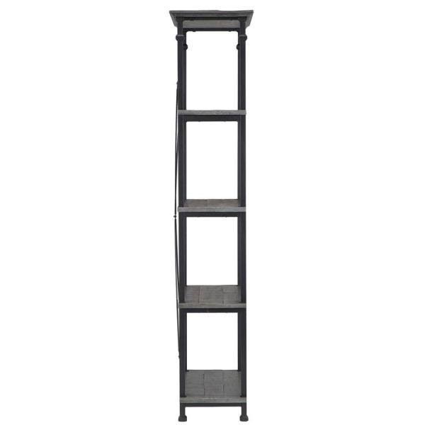 Weathered Grey Open Bookcase P90680