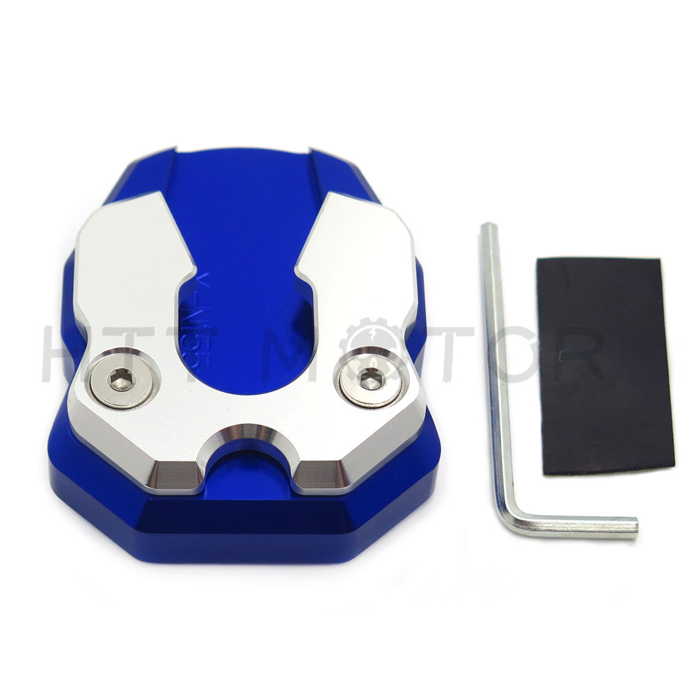 Blue CNC Sidestand Foot Plate Kickstand Pad for Yamaha Nmax155 O674