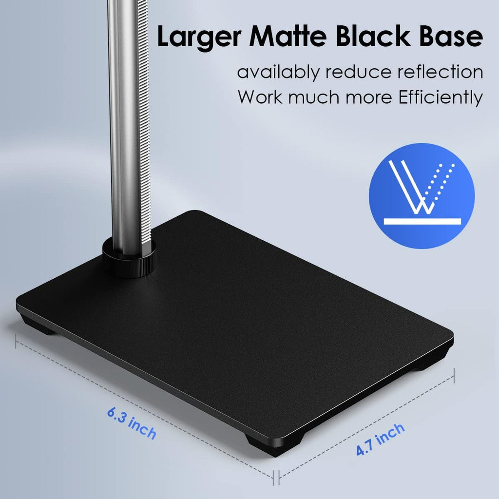 Microscope Base Stand Universal Holder Desktop Support Bracket for Max 1.4 Diameter USB LCD Digital Microscope Magnifier Camera, Aluminum Alloy R6300