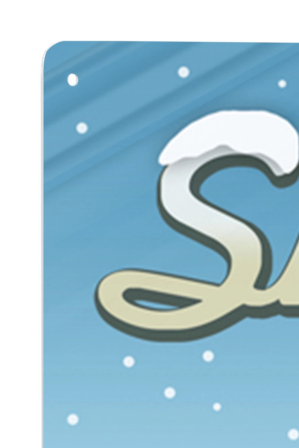 Retro Ski Resort Metal Sign Decor H6898
