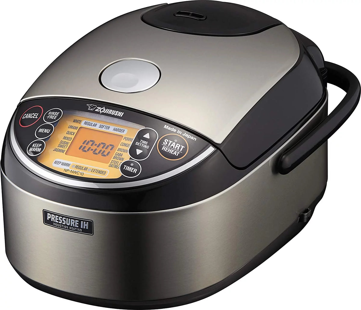 5.5 Cup Stainless Black Rice Cooker M8988