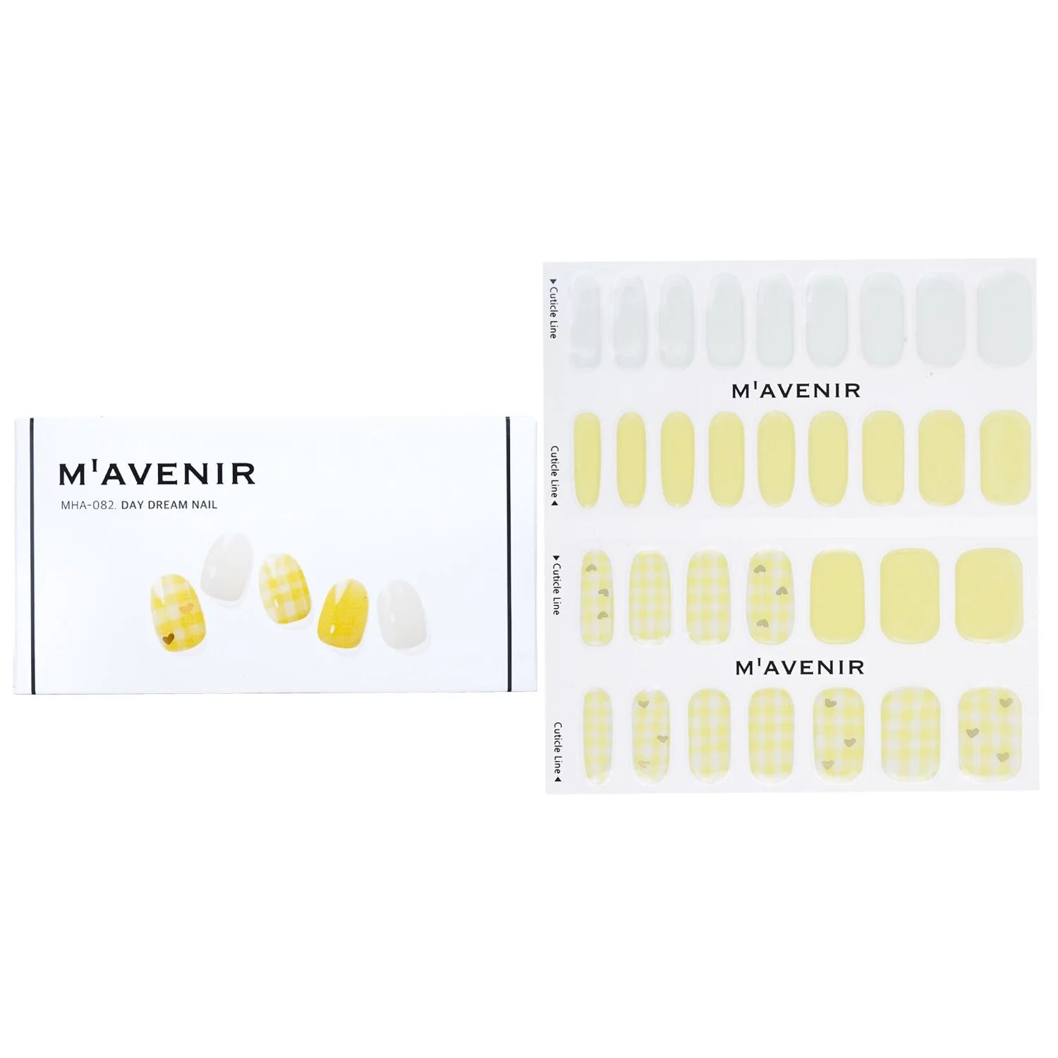 Yellow Pumpkin Nail Sticker 32pcs M437367
