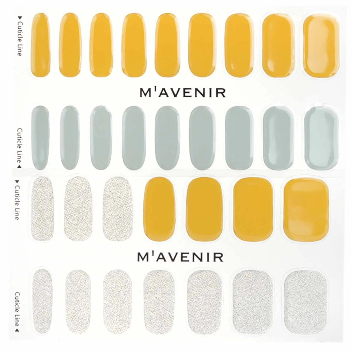 Yellow Pumpkin Nail Sticker 32pcs M437367