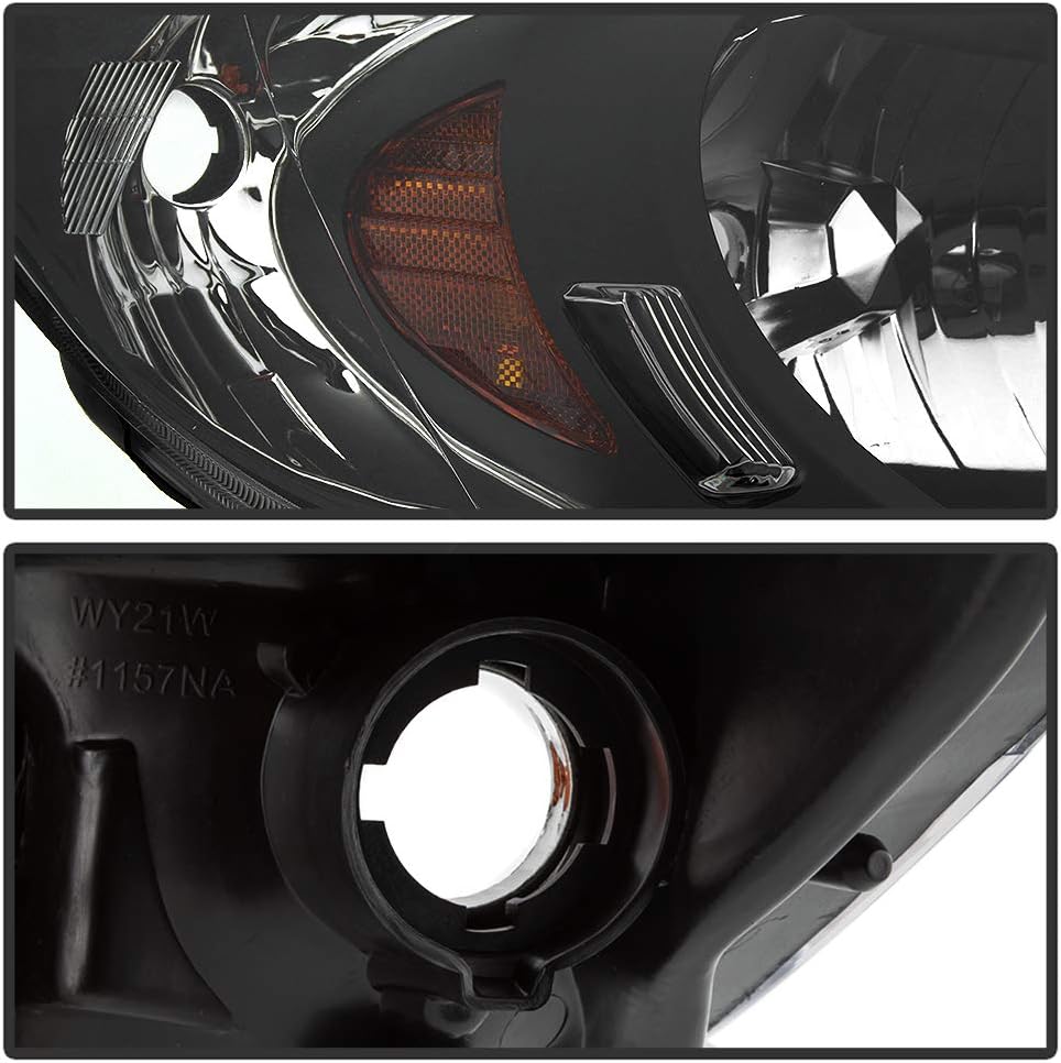 JDM Black Headlamps Set D447