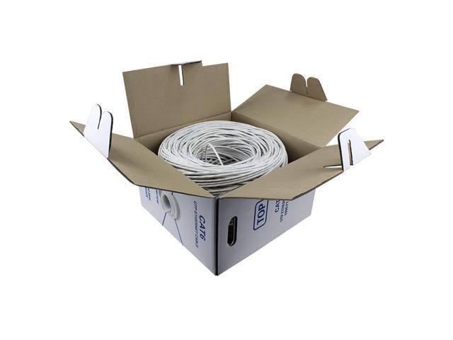 Cat6 Riser CMR 1000ft 23AWG 4 Pair Solid Bare Copper 550MHz UTP W803315