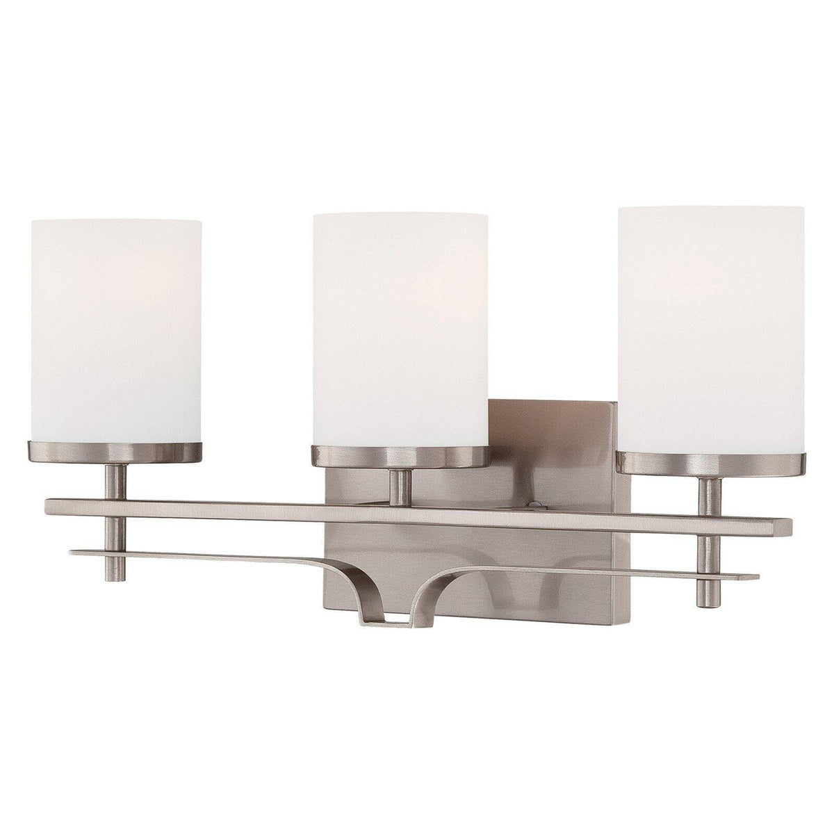 3 Light Bath Bar in Satin Nickel I965