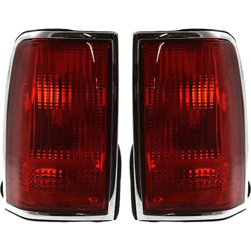 Red Lens Tail Light Set Z177