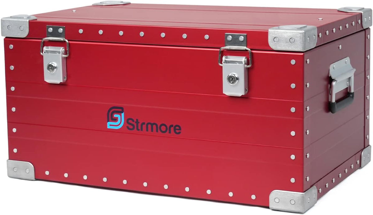 Red Aluminum Hard Protective Carrying Case F815580