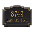 Black/Gold Two Line Wall Decor Y908202