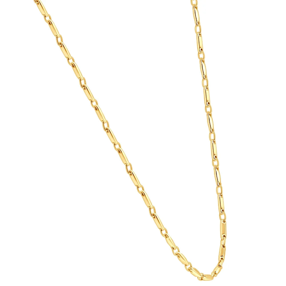 14k Yellow Gold 24" Chain Necklace 10 Grams 2.5mm R814