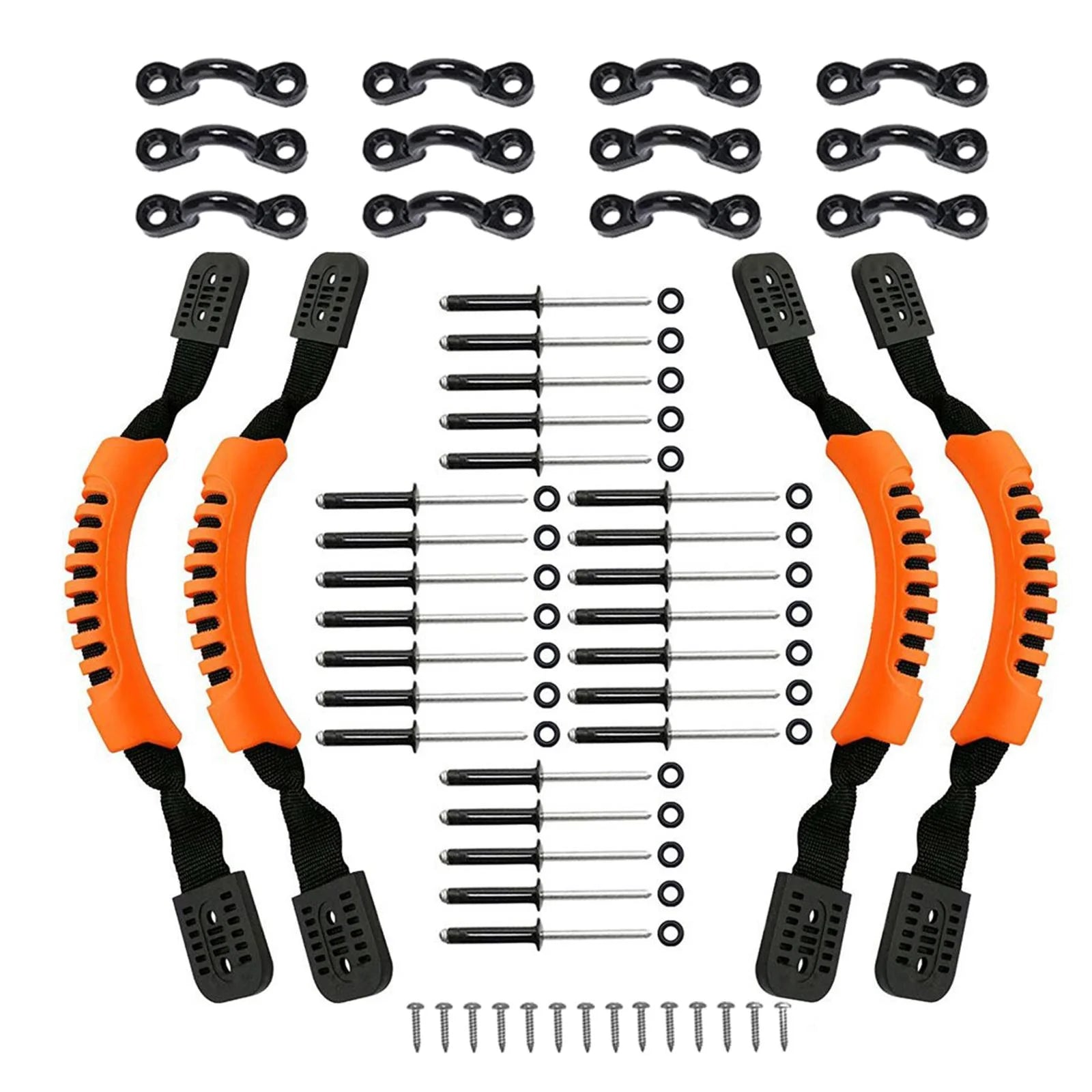 Orange Kayak Carry Handles with Screws Pad Eye K95072