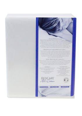 White California King 9 in Deep All Cotton Mattress Cover J114535