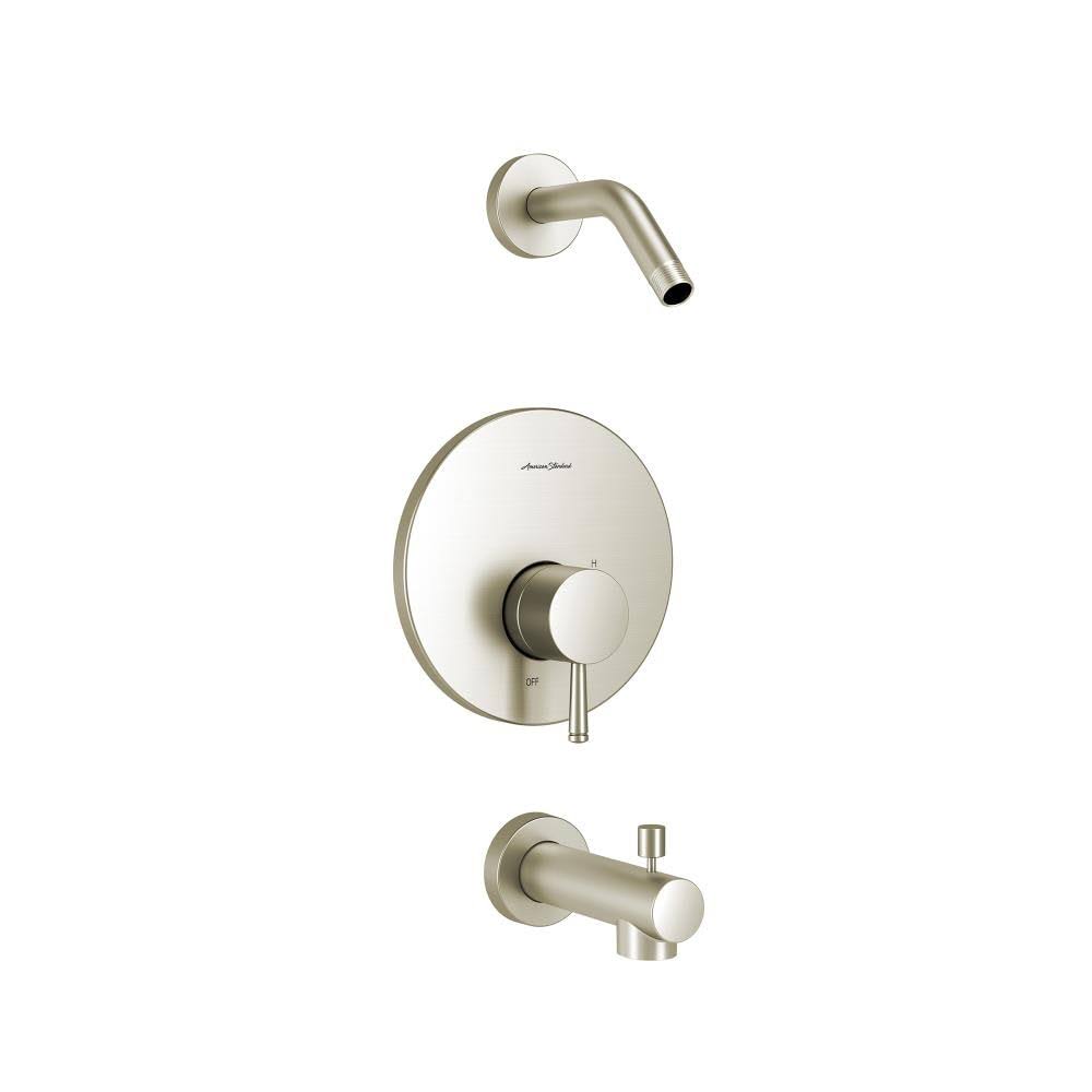 Brushed Nickel Tub and Shower Trim Kit with Cartridge L570