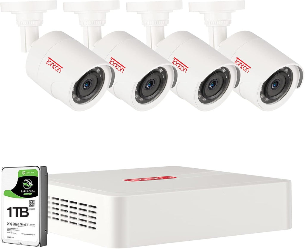 8 Channel 5MP Security Camera System with 2TB HDD and 8 Bullet Cameras U37810