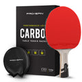 Carbon Fiber Ping Pong Paddle Table Tennis Racket O44363