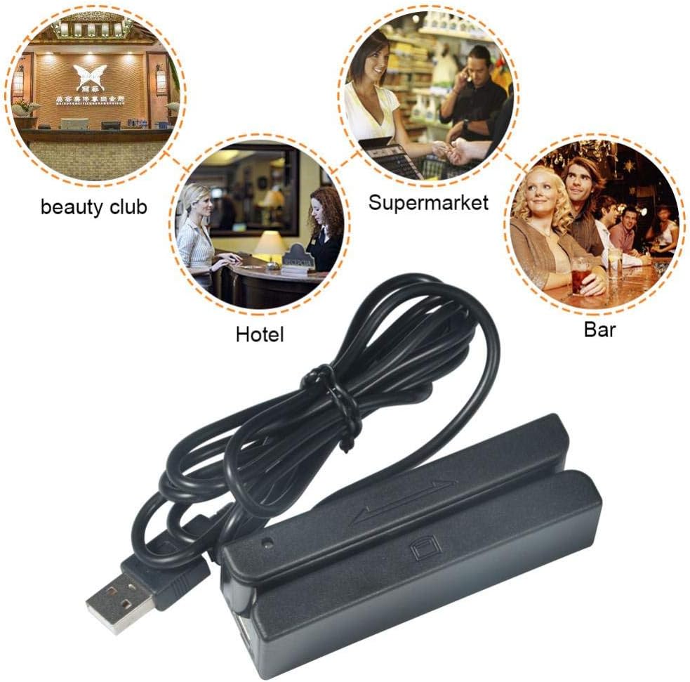 USB Mini Magstripe Reader Encoder Hi-Co Swiper 3 Tracks O640017