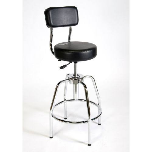 Black Vinyl Heavy-Duty Shop Stool Z616794