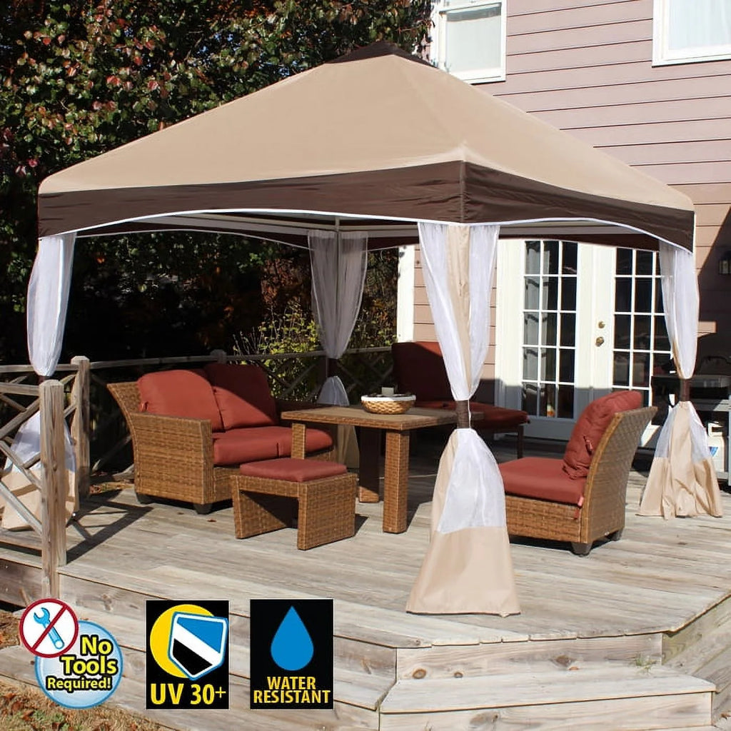 Caramel Crème 4-Leg Gazebo G4500