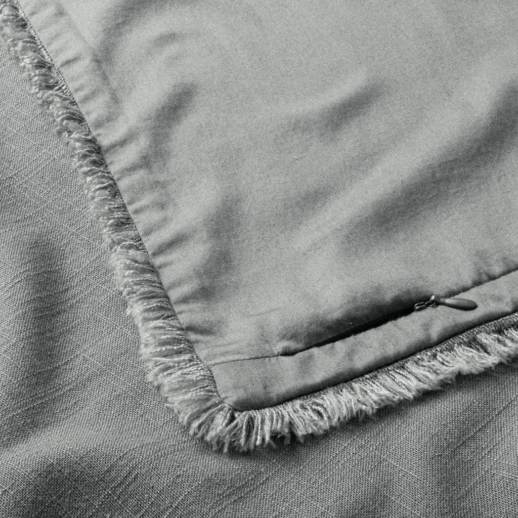 Full/Queen Linen Blend Comforter and Sham Set X2711
