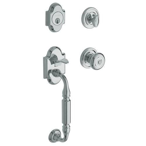 Venetian Bronze Sectional Handleset with Colonial Knob I83956