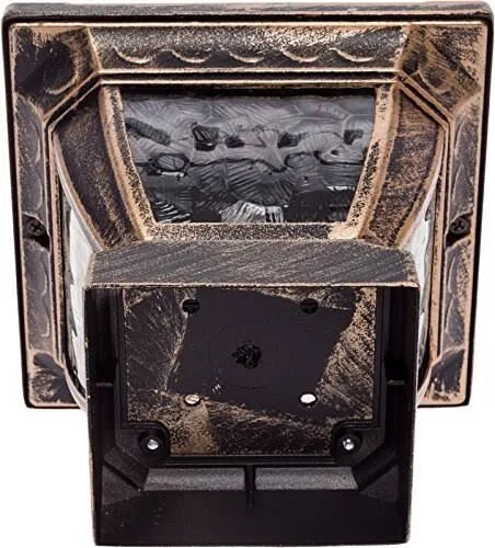 Bronze Solar LED Post Cap Light for 4x4 Wood Posts (2) F3676