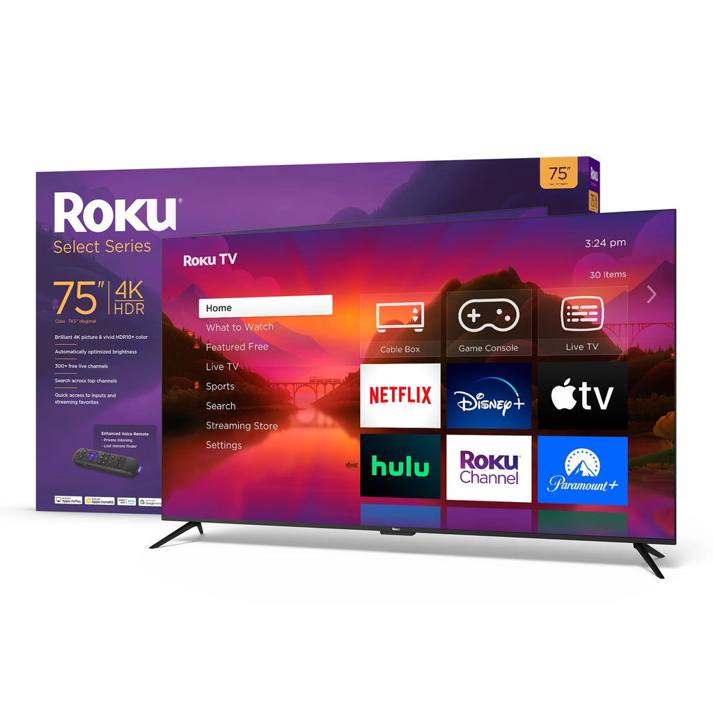 75" 4K HDR Smart TV with Enhanced Voice Remote I77086