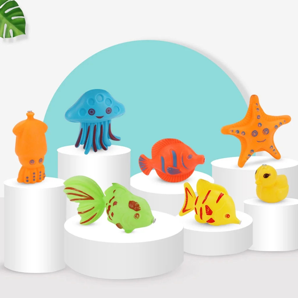 Magnetic Fishing Toys Plastic Fish Rod Set F29908