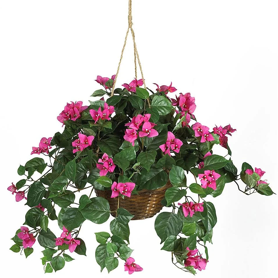 Silk Plant Hanging Basket B35404