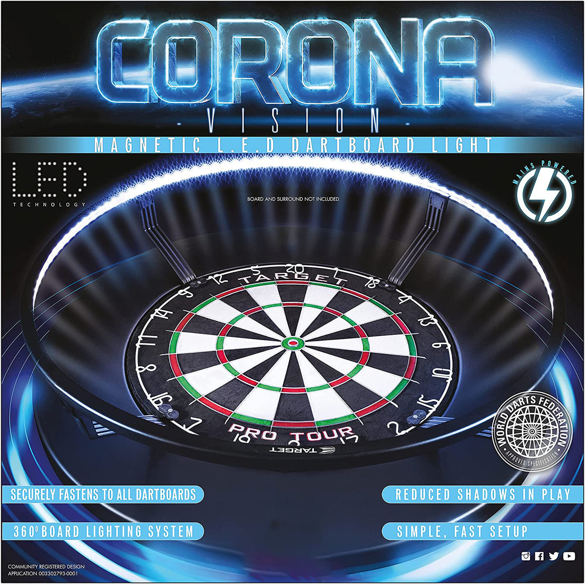 Dartboard with Lighting System N676