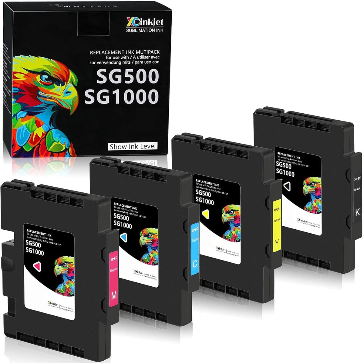 Sublimation Ink Cartridge 4-Pack F138136